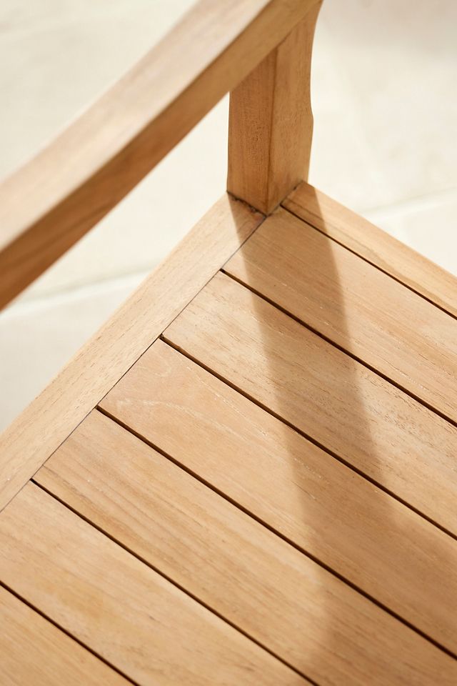 Fretwork Teak Rocking Chair #7