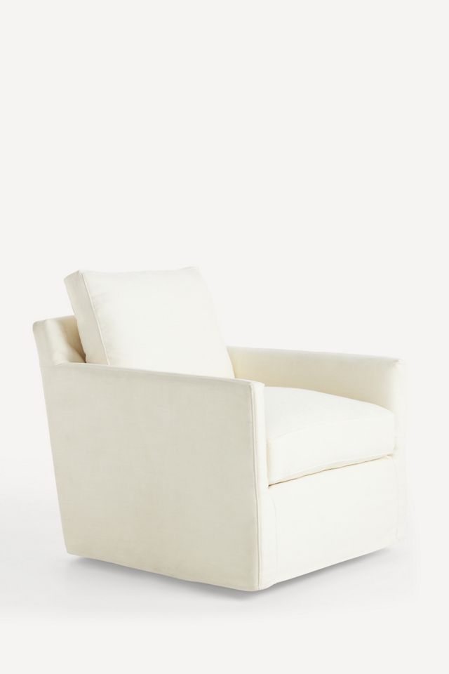 Blair Slipcover Swivel Chair #2