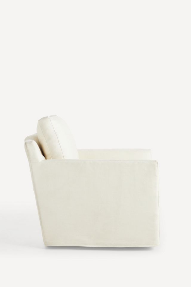 Blair Slipcover Swivel Chair #3