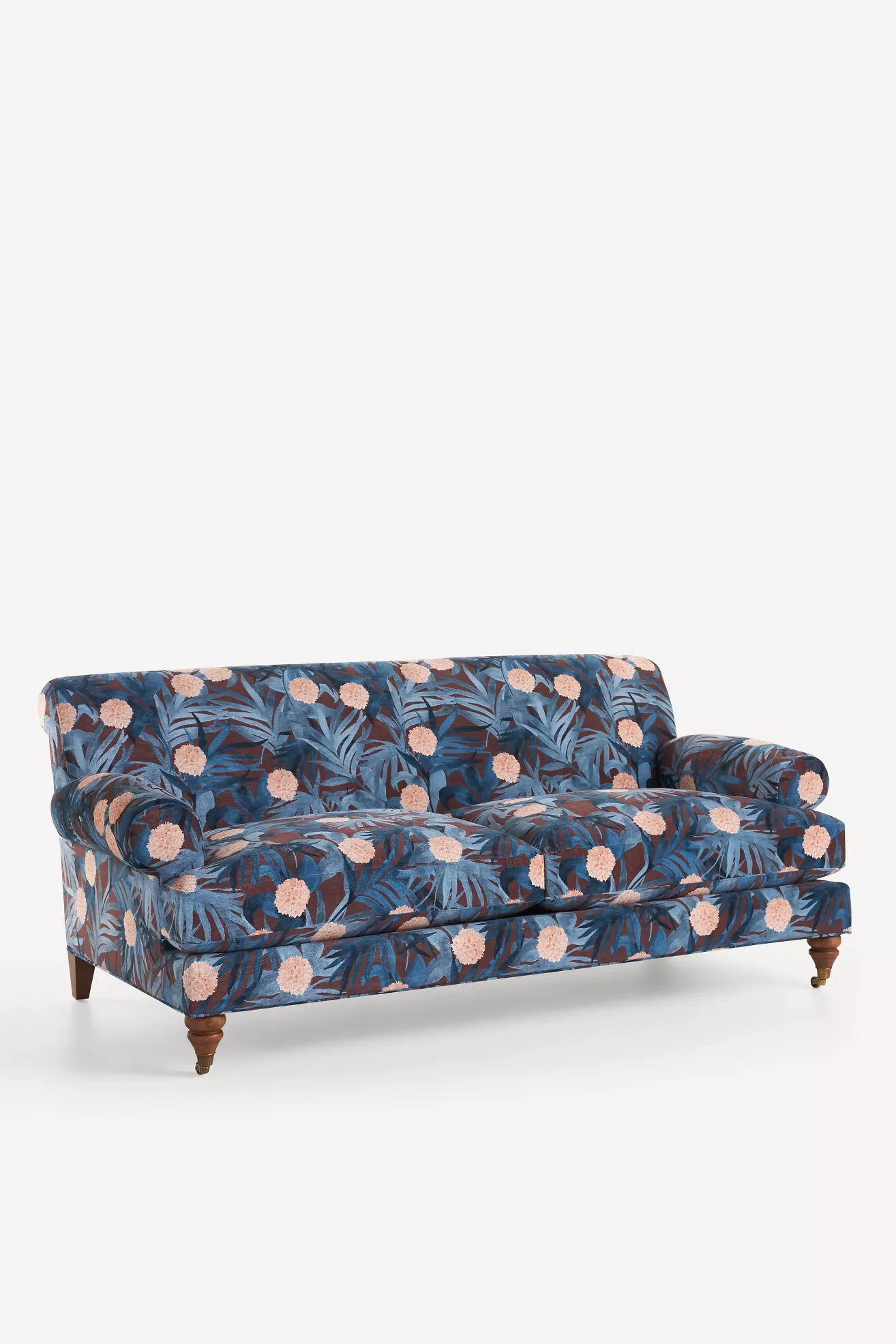 Anthropologie Willoughby 79" Velvet Two-Cushion Sofa