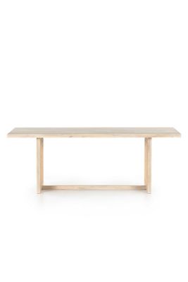 Clarita 84" Rectangular Wood Dining Table