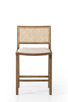 Anthropologie Sage Performance Linen Bar And Counter Stool
