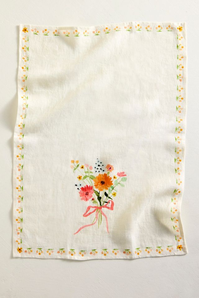 Posy Dish Towel #1