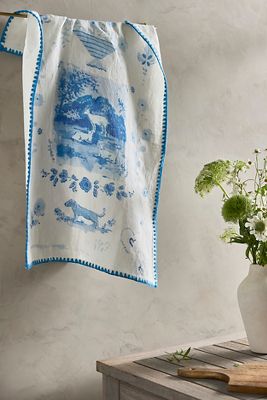 TERRAIN DELFT DOG + SHEEP DISH TOWEL 