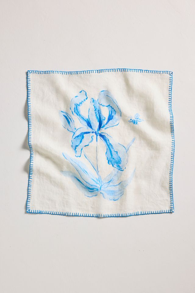 Delft Floral Napkins, Set of 4 #2