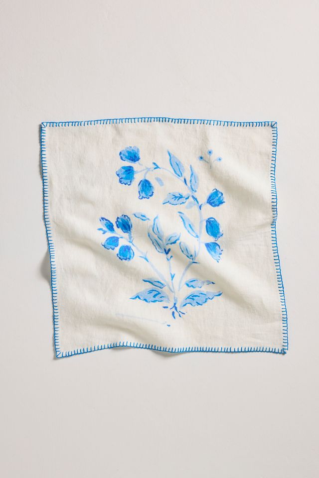 Delft Floral Napkins, Set of 4 #4