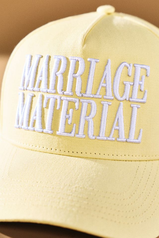 BRIDEMERCH Marriage Material Baseball Cap #1