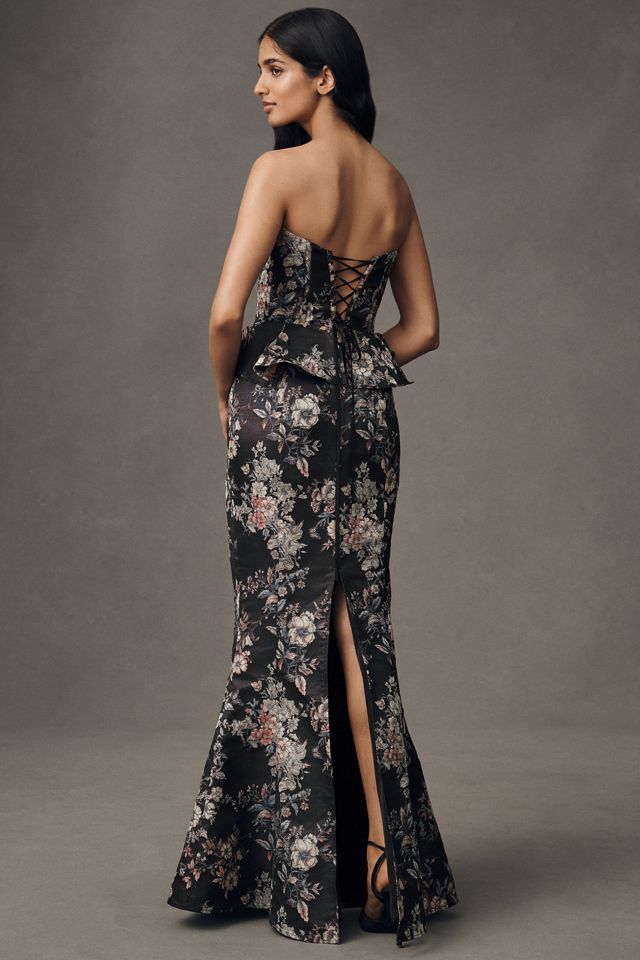 V. Chapman Waverly Brocade Fit & Flare Skirt Set #2