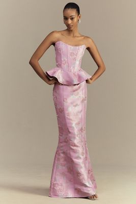 BHLDN ★ Juliet Strapless Tulle Ruffle Midi Dress BHLDN Juliet Strapless Tulle Ruffle Midi Dress | Anthropologie
