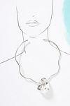 Metal Shell Charm Necklace