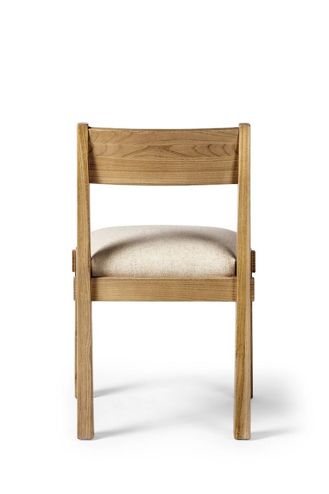Crofton Performance Linen Dining Chair #3