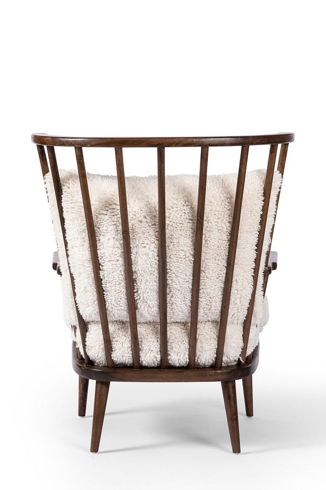 Graham Cushioned Spindle Accent Chair #4