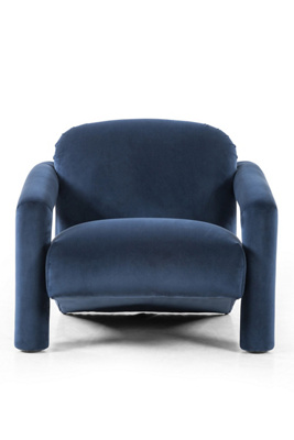 Anthropologie Jordy Velvet Accent Chair