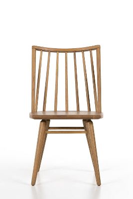 ANTHROPOLOGIE LEWIS WINDSOR OAK DINING CHAIR