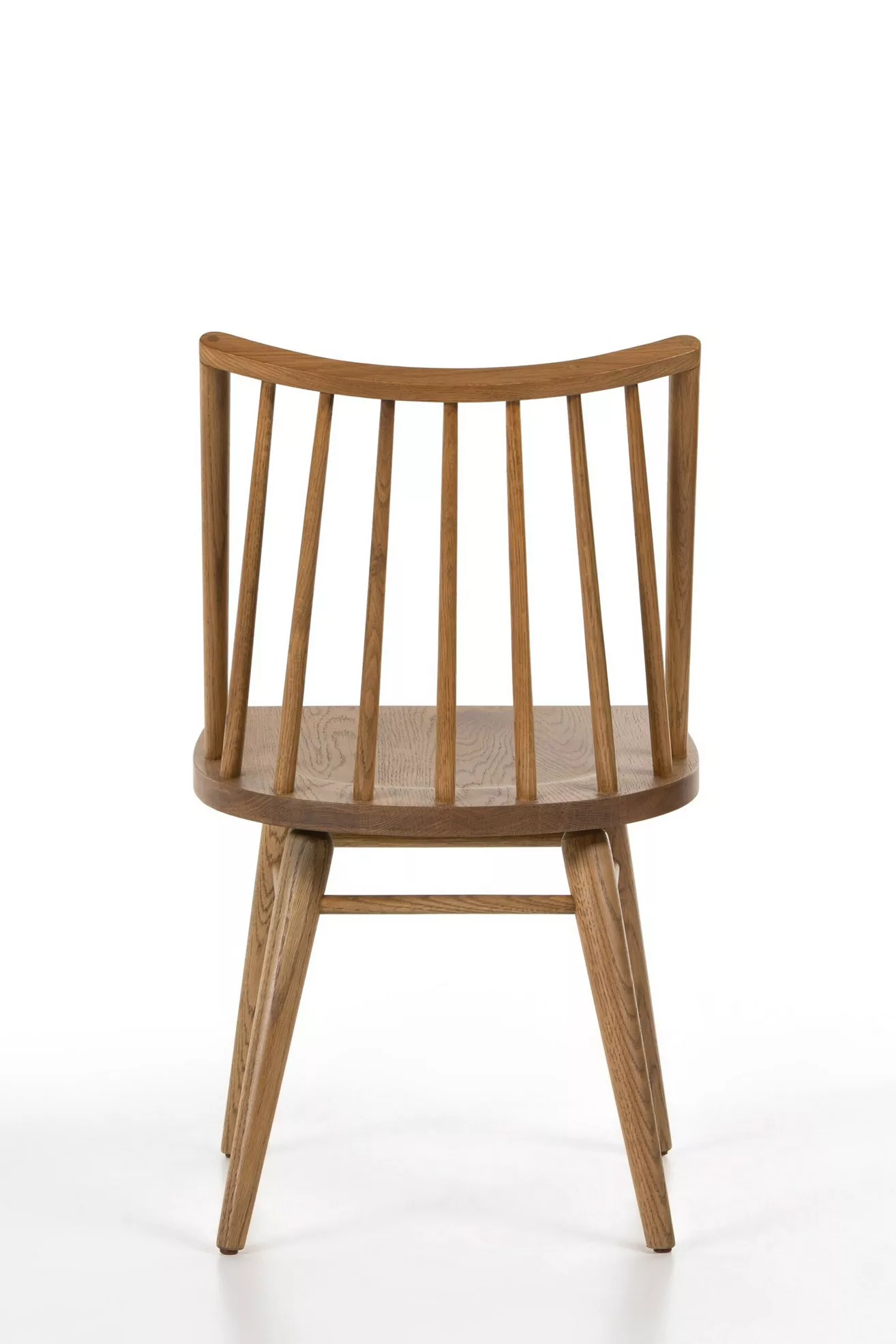 Rear view of Lewis Windsor Oak Dining Chair