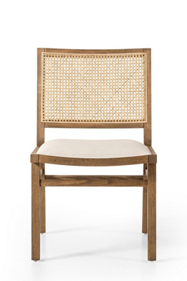 Anthropologie Sage Performance Linen Dining Chair
