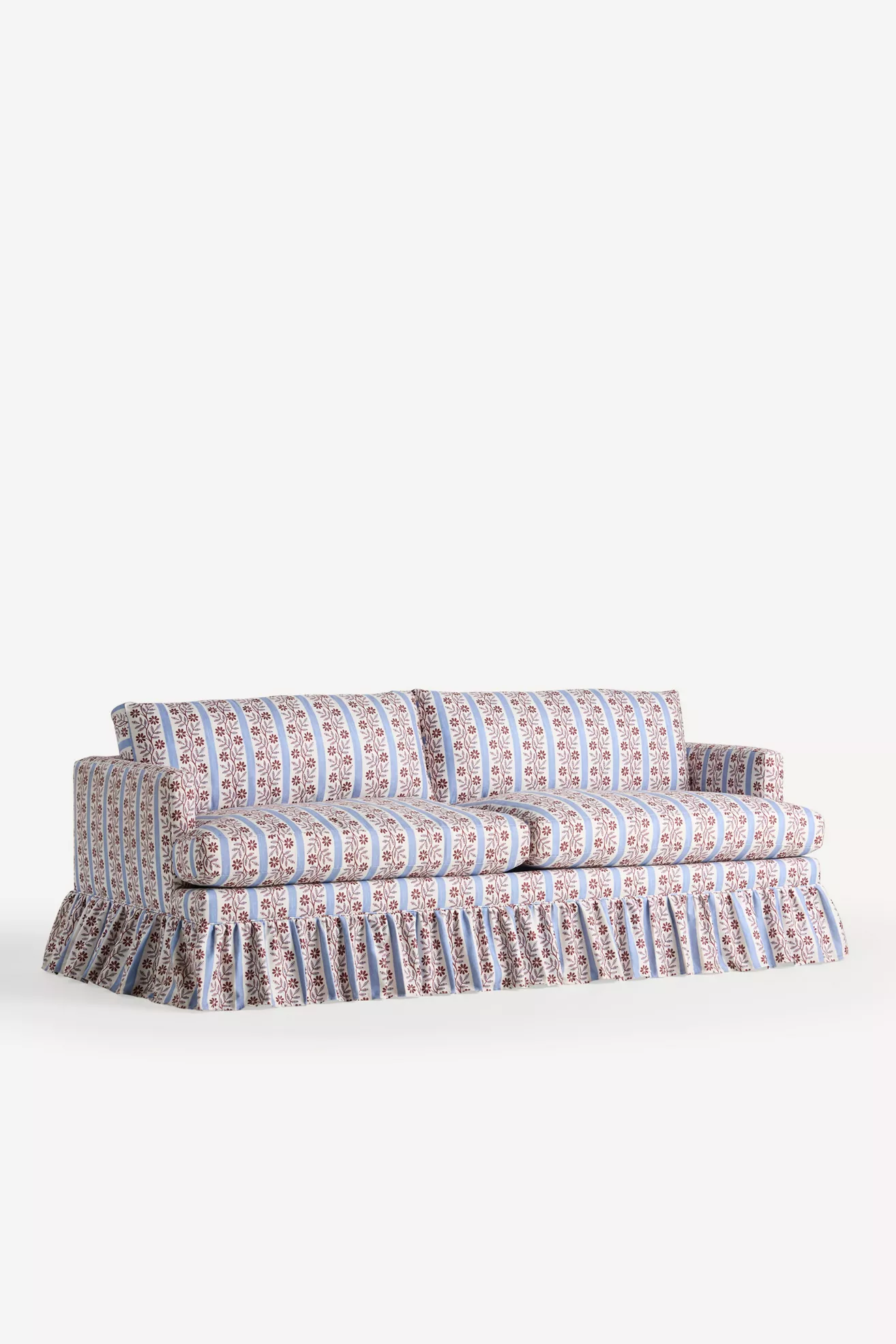 Bowen 83"  Ruffle Sofa - thumbnail 3