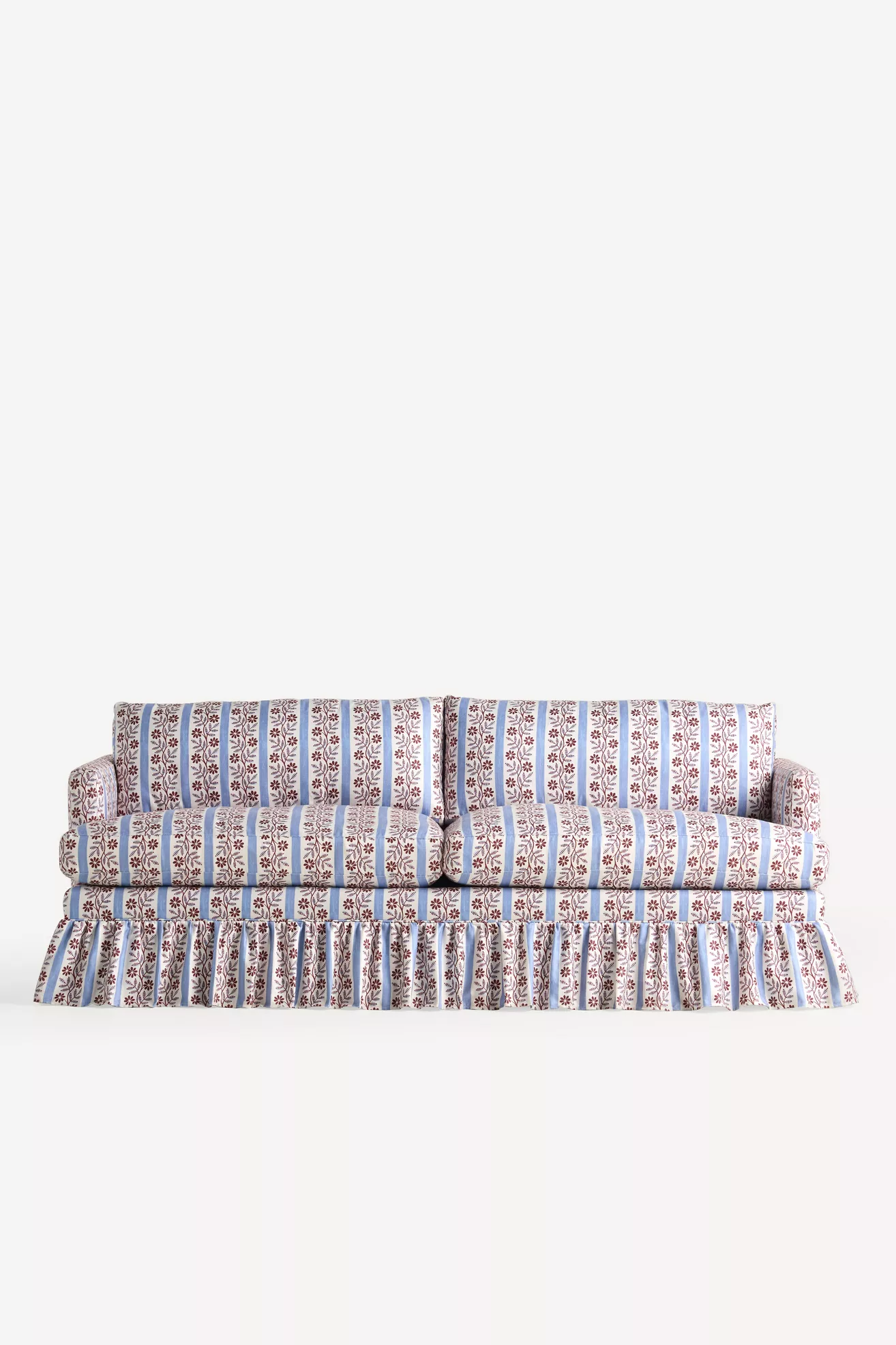 Bowen 83"  Ruffle Sofa - thumbnail 2