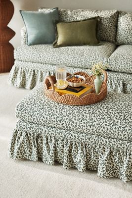 Bowen Irena Ruffle Ottoman