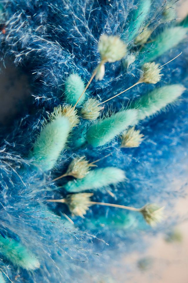 Dried Blue Cloud Wreath #1