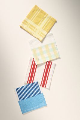 Margot Linen Cocktail Napkins, Set of 4