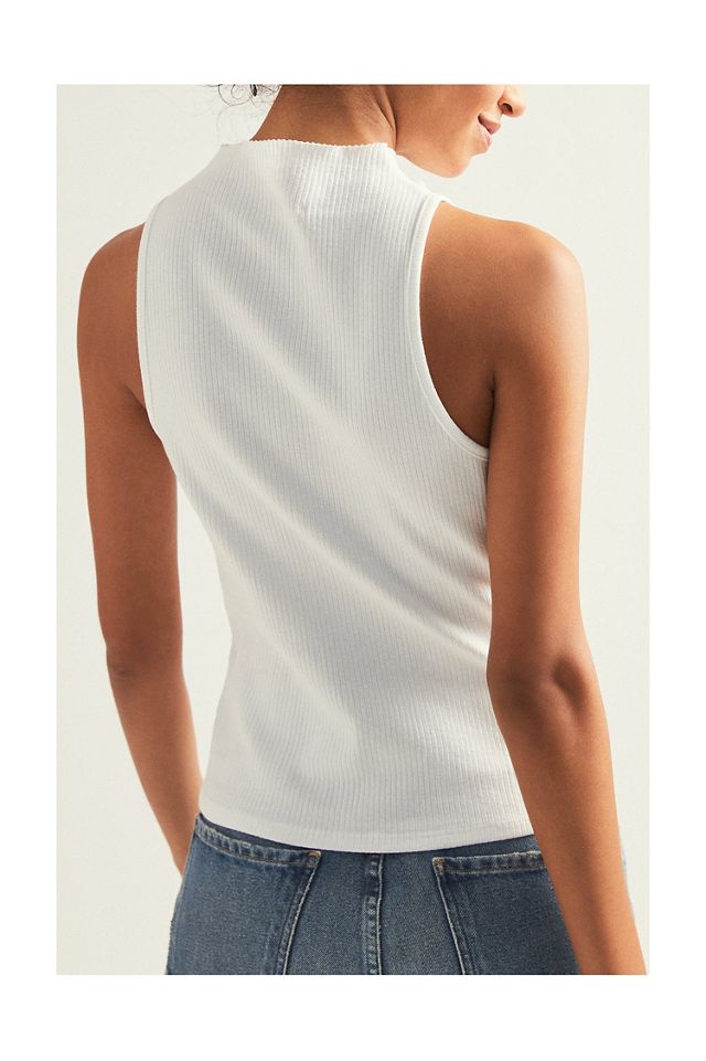 Maeve Alicia Mock Neck Tank #1