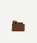 James Leather Two-Cushion Sofa