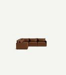 James Leather 5-Piece L-Shaped Sectional
