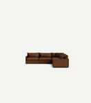 James Leather 5-Piece L-Shaped Sectional