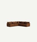 James Leather 5-Piece L-Shaped Sectional