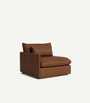 James Modular Leather One-Arm Chair