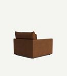 James Modular Leather One-Arm Chair