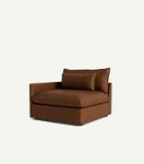 James Modular Leather One-Arm Chair