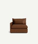 James Modular Leather One-Arm Chair