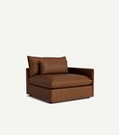 James Modular Leather One-Arm Chair
