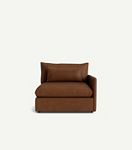 James Modular Leather One-Arm Chair