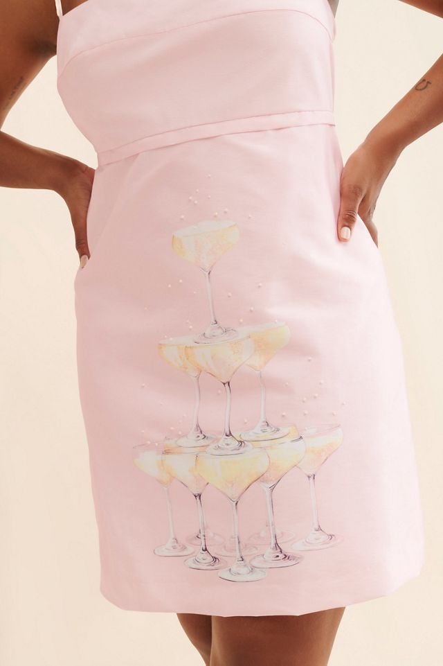 Rachel Antonoff Gwen Champagne Tower Dress #2