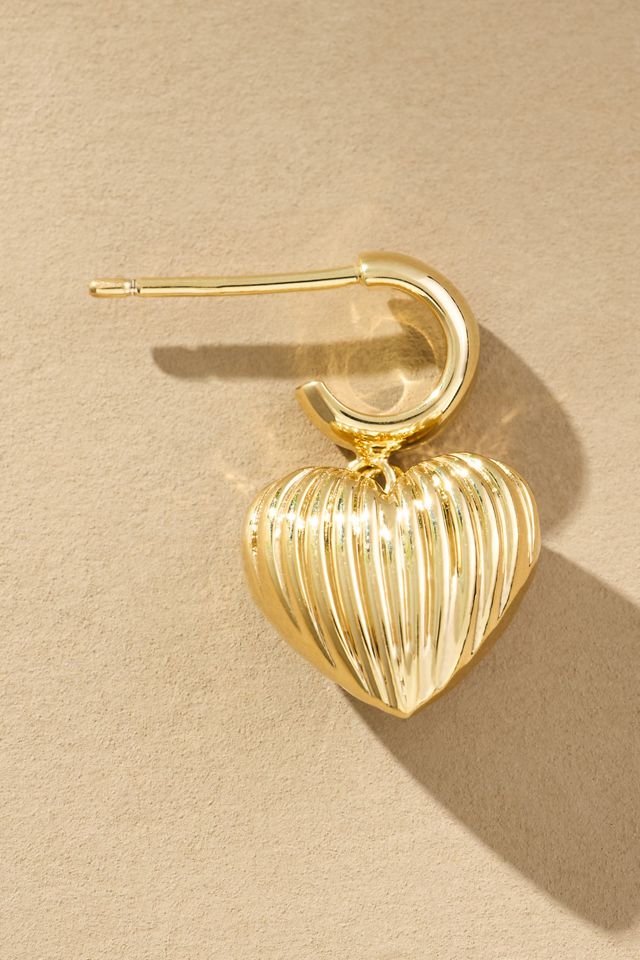 Jennifer Zeuner Jewelry Chara Huggie Earrings #1