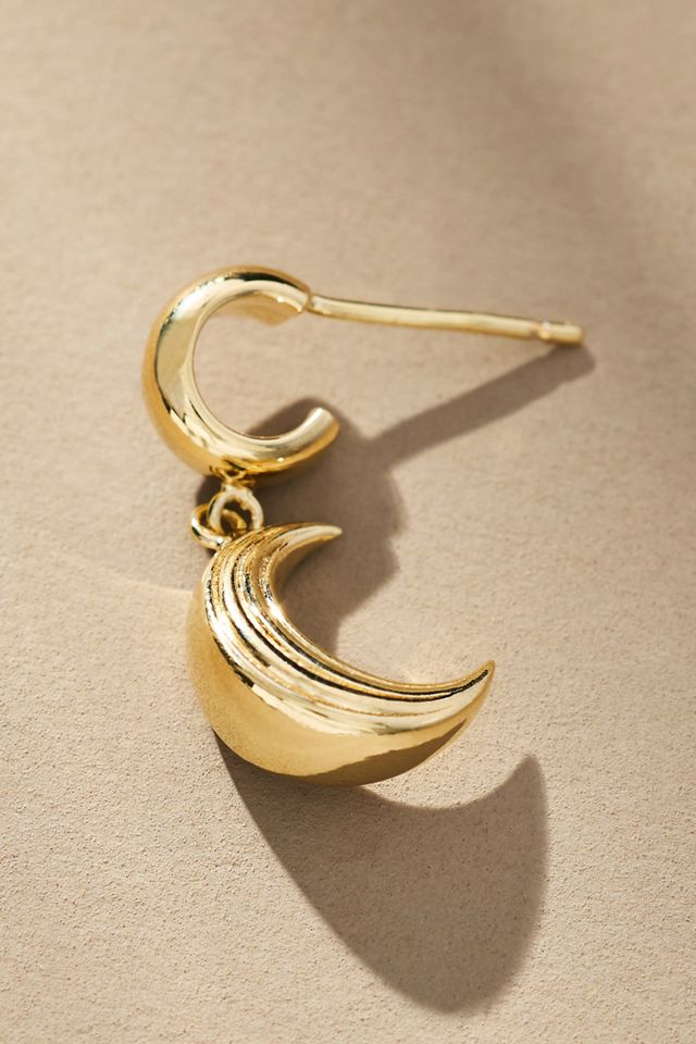 Jennifer Zeuner Jewelry Apollo Huggie Earrings #1