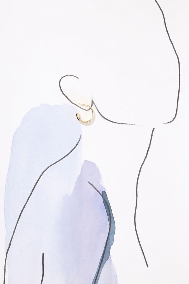 Jennifer Zeuner Jewelry Simone Hoop Earrings #2