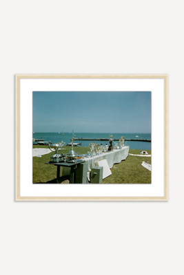 Anthropologie A Boat Day At The Bay Wall Art