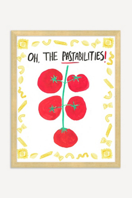 Anthropologie Oh, The Pastabilities Wall Art