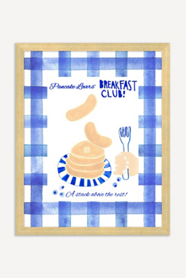 Anthropologie Pancake Lovers' Breakfast Club Wall Art