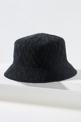 Anthropologie Nubby Bucket Hat Black One Size NWT Textured Minimalist Coastal Anthropologie Hats for Women for sale | eBay main image 4