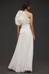 Acler Whittington Sculptural Pleated A-Line Wedding Gown