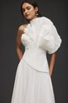 Acler Whittington Sculptural Pleated A-Line Wedding Gown