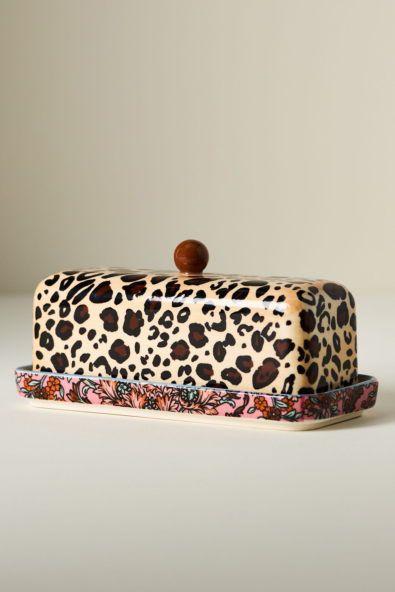 Jylin Stoneware Butter Dish - Multi, Standard, One Size
