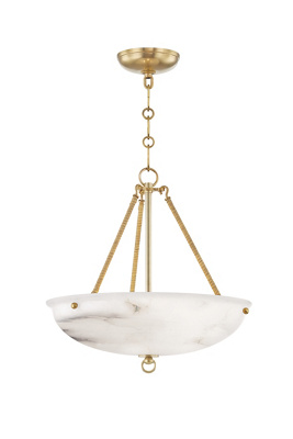 Hudson Valley Lighting Somerset Alabaster Pendant Lamp