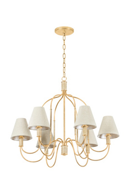 Warrensburg Metal Shaded Chandelier - Thumbnail 2