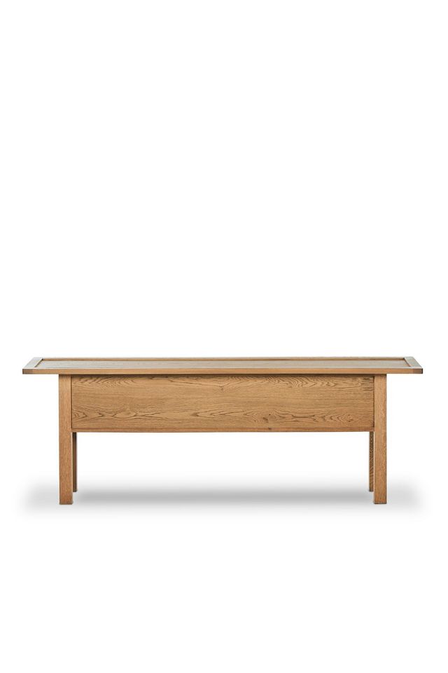 Millbrook Heritage Oak Seven-Drawer Console Table #3